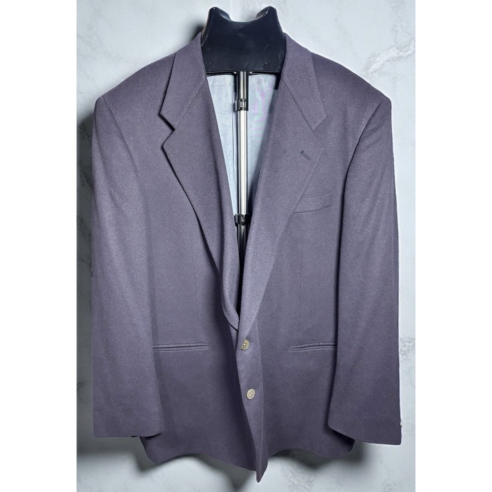 Vtg Monsieur Givenchy Pure Mongolian Cashmere Men's Blazer XL-XXL Luxury Jacket
